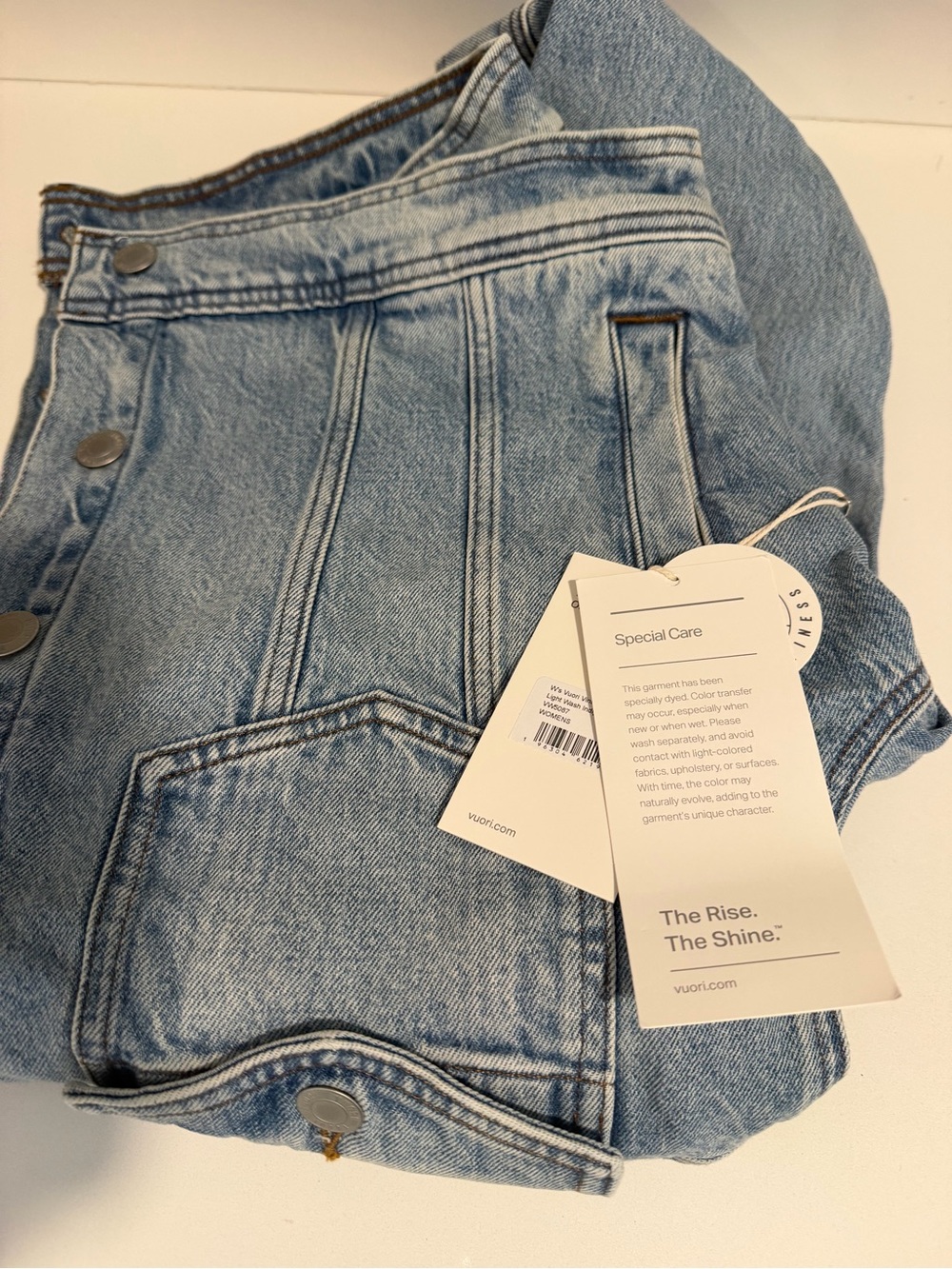 Women's Vuori Vintage Oversized Denim Jacket - Picture 4 of 5